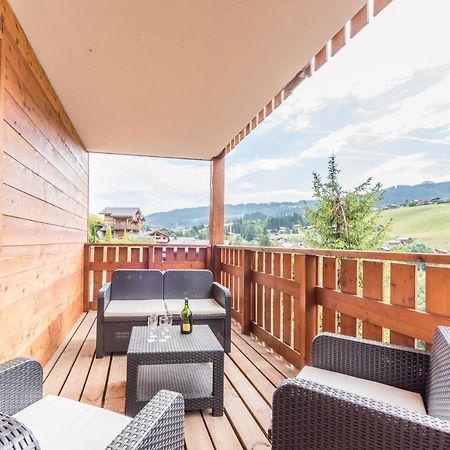 Ferienwohnung Les Terrasses De Perrieres Les Gets Exterior foto