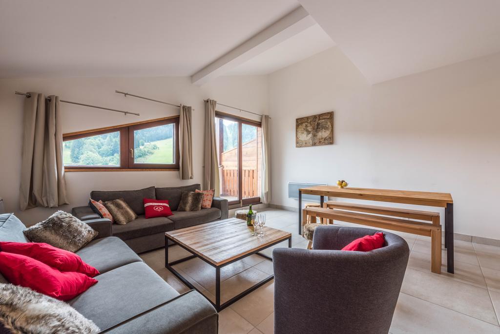 Ferienwohnung Les Terrasses De Perrieres Les Gets Exterior foto