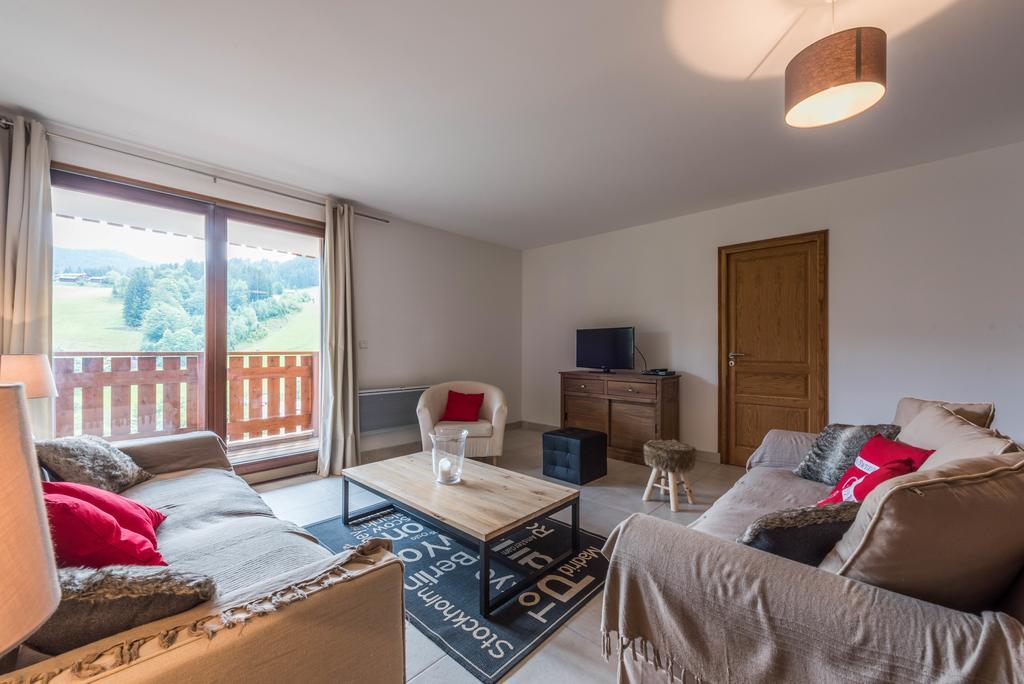 Ferienwohnung Les Terrasses De Perrieres Les Gets Exterior foto